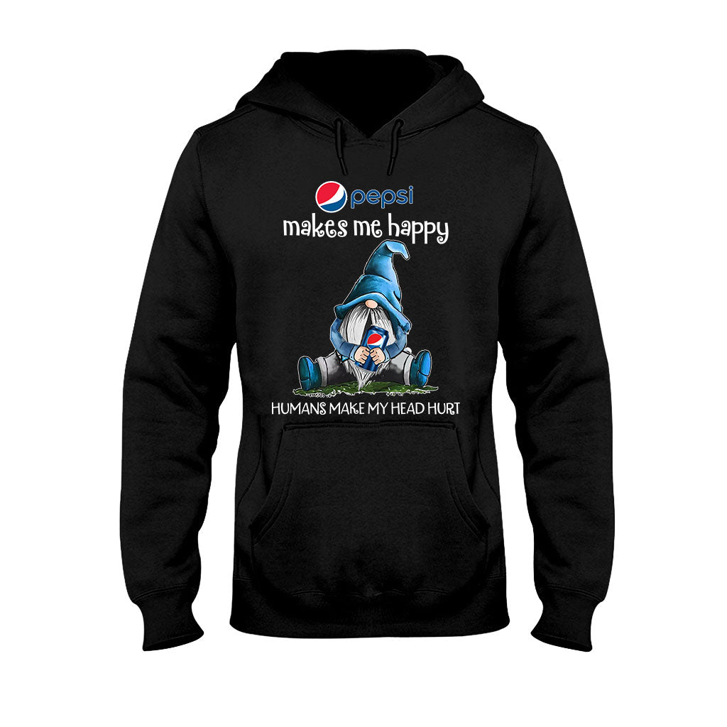 Humans Make My Head Blue Soft Drink T-shirt and Hoodie
