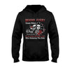 Behind Every Crazy Biker Motorcycle Couple - Personalized T-shirt and Hoodie
