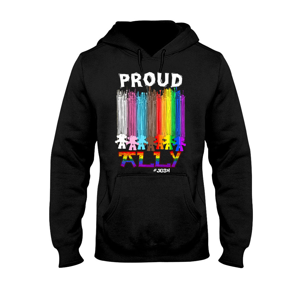 Proud Ally - Personalized LGBT Support T-shirt and Hoodie