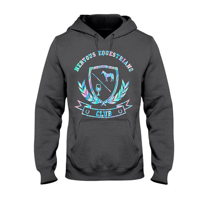 Nervous Equestrians Club - Horse T-shirt and Hoodie