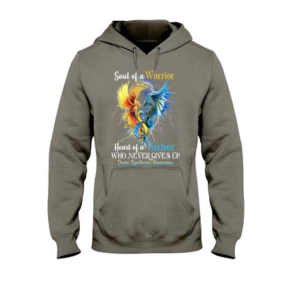 Never Give Up - Down Syndrome Awareness Personalized T-shirt And Hoodie