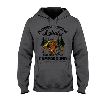 Drunkest Bunch This Side Of The Campground - Camping T-shirt and Hoodie 112021