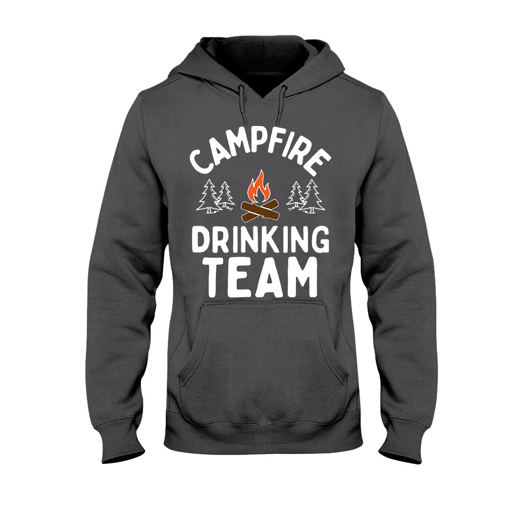 Campfire Drinking Team - Camping T-shirt and Hoodie 112021