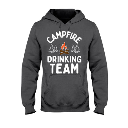 Campfire Drinking Team - Camping T-shirt and Hoodie 112021