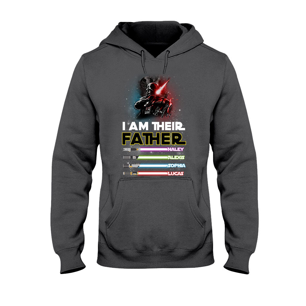I Am Their Father - Personalized Father's Day The Force T-shirt and Hoodie abtest