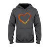 I Wear Orange For Someone I Love Heart - ADHD Awareness Personalized T-shirt And Hoodie