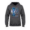 I Wear Blue For My Father - Diabetes Awareness Personalized T-shirt And Hoodie