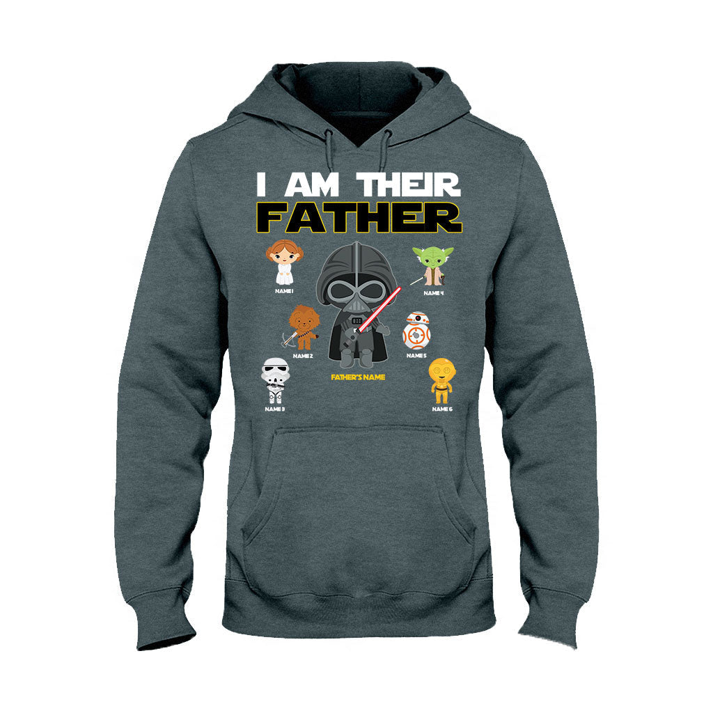 I Am Their Father Grandfather - Personalized Father's Day The Force T-shirt and Hoodie