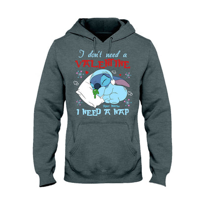 I Don't Need A Valentine - Personalized Valentine Ohana T-shirt and Hoodie