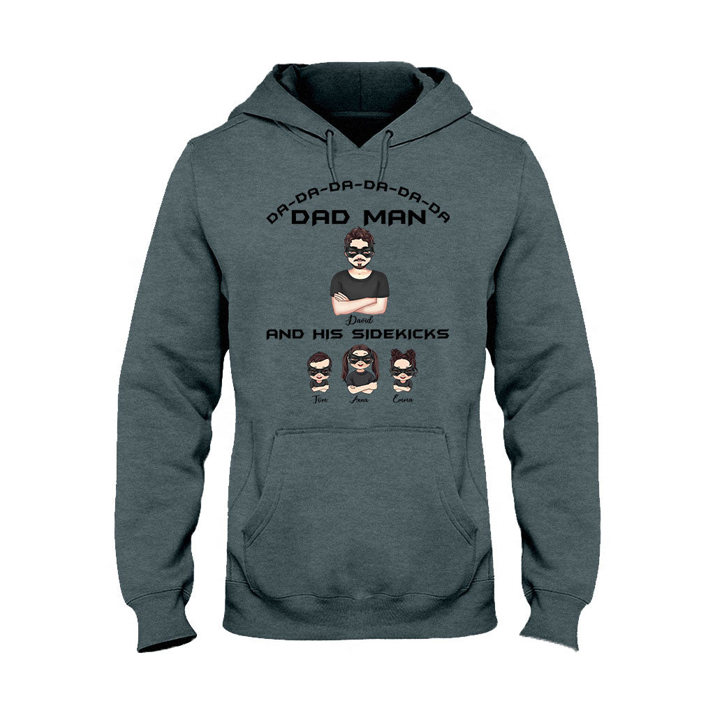 Dad Man Superhero Dad - Personalized Father T-shirt and Hoodie