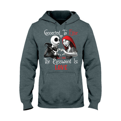 Connected To - Personalized Couple Nightmare T-shirt and Hoodie