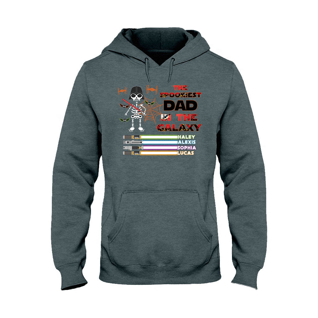 The Spookiest Dad - Personalized Halloween The Force T-shirt and Hoodie