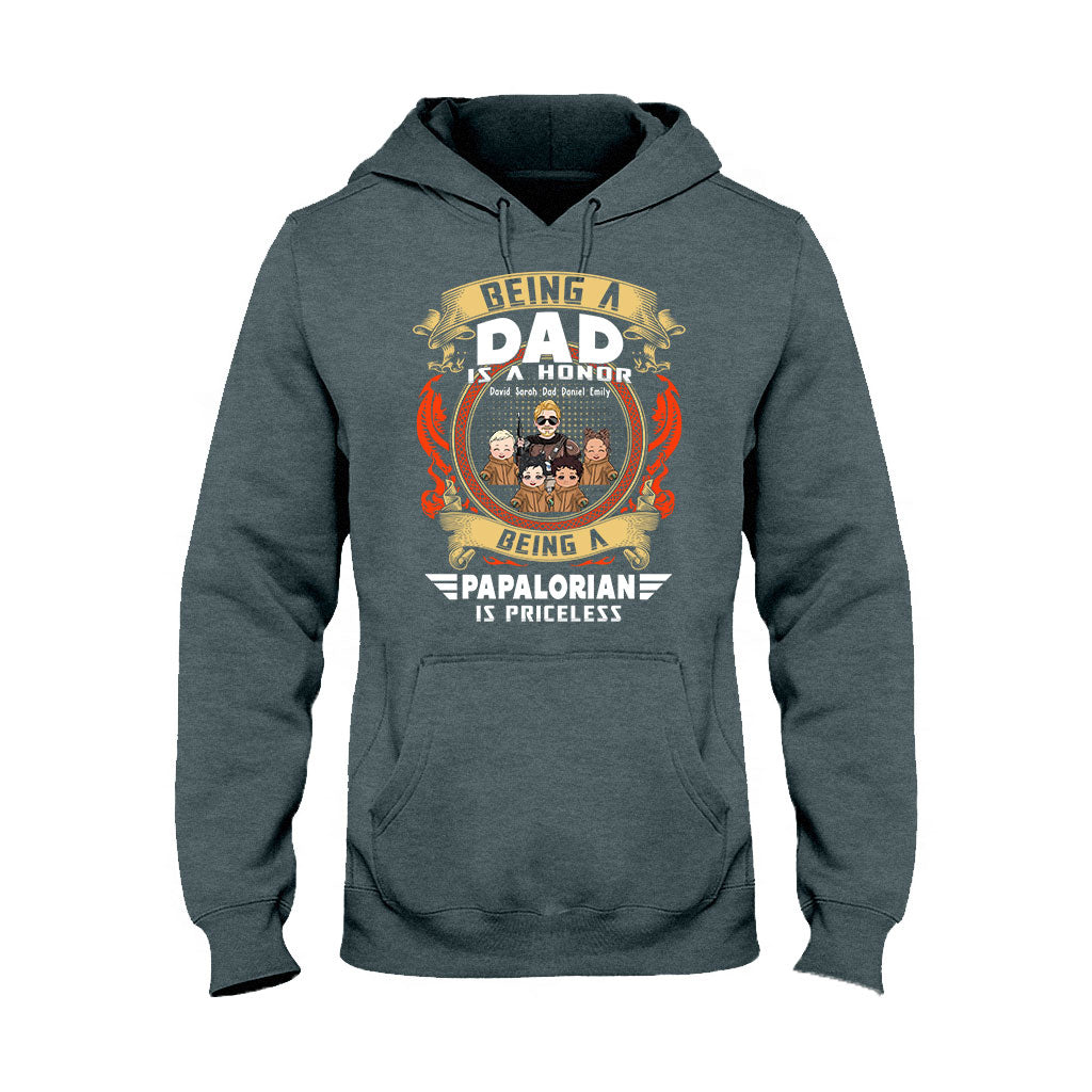 Priceless Papalorian - Personalized The Force T-shirt and Hoodie