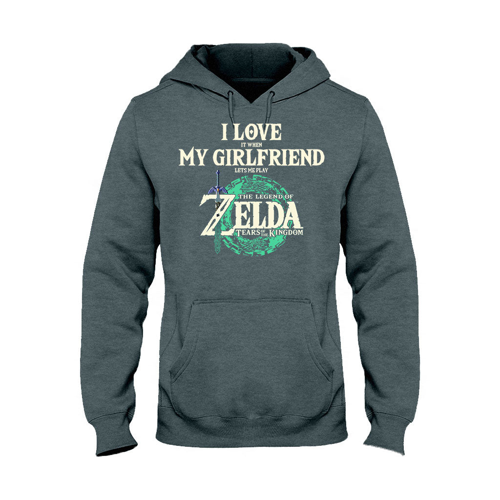 I Love My Girlfriend - Personalized The Hero's Legend T-shirt and Hoodie