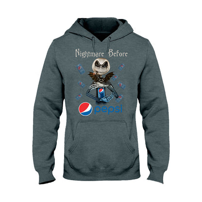 Nightmare Before Soft Drink - Personalized Blue Soft Drink T-shirt and Hoodie