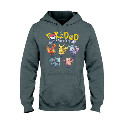 PokéDad PokéMom - Personalized Monster Trainer T-shirt and Hoodie