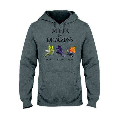 Father Of Dragons - Personalized Thrones Game T-shirt and Hoodie