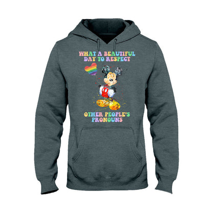 What A Beautiful Day - LGBT Support T-shirt and Hoodie