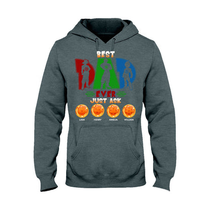 Best Dad Ever - Personalized Seven Balls T-shirt and Hoodie