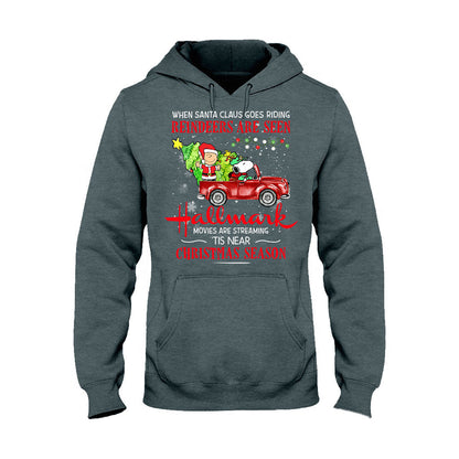 When Santa Claus Goes Riding - T-shirt and Hoodie