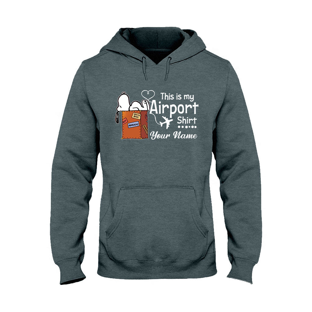 This Is My Airport Shirt - Personalized T-shirt and Hoodie