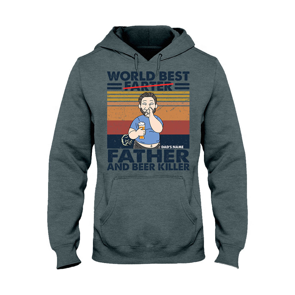 World Best Father - Father's Day Personalized T-shirt and Hoodie