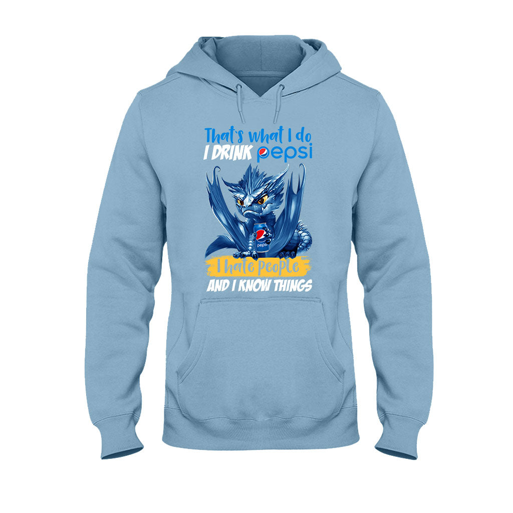 That's What I Do - Personalized Blue Soft Drink T-shirt and Hoodie