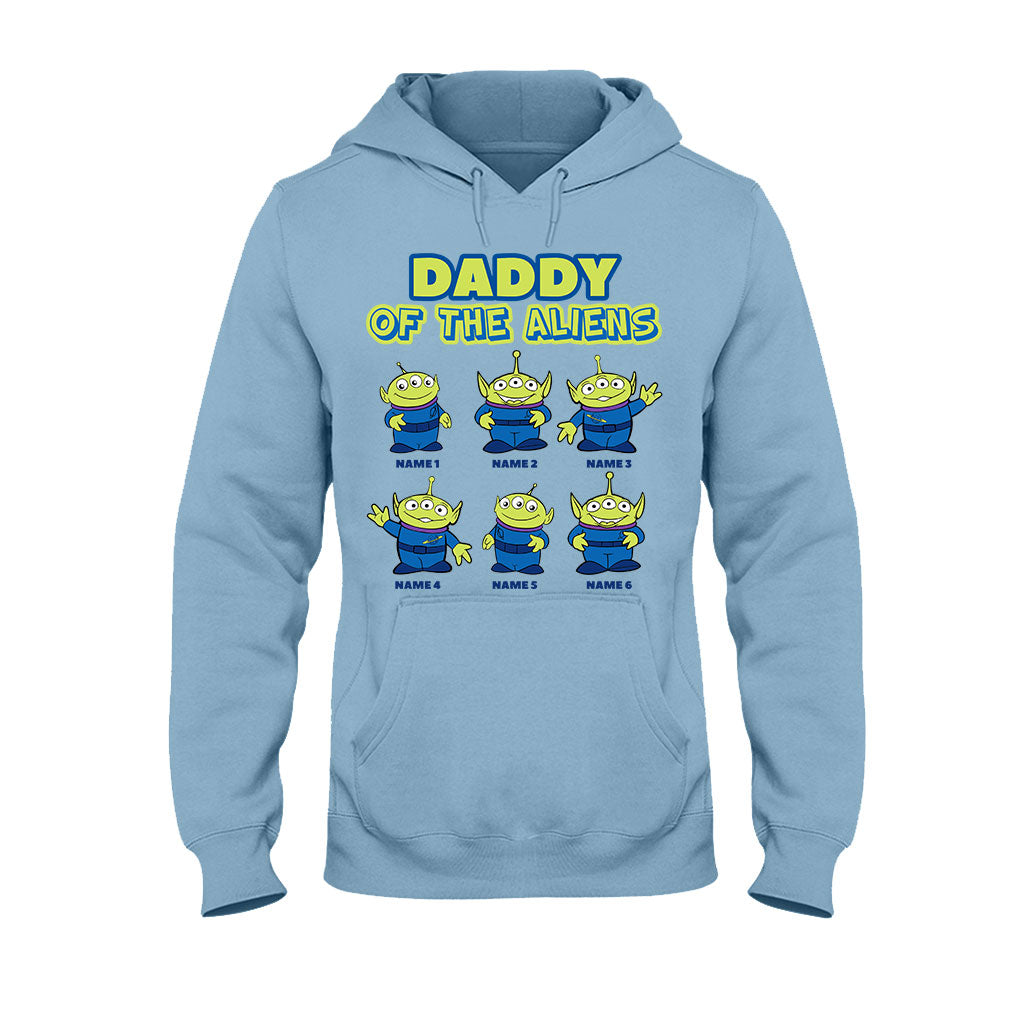 Daddy Of The Aliens - Personalized Father's Day T-shirt and Hoodie