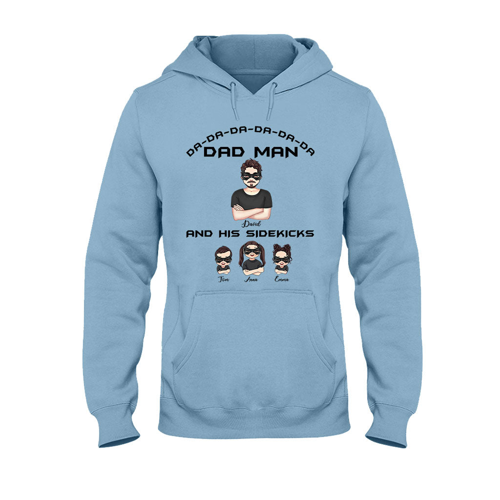 Dad Man Superhero Dad - Personalized Father T-shirt and Hoodie