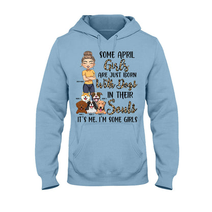 Born With Dogs In My Soul - Personalized Dog T-shirt and Hoodie