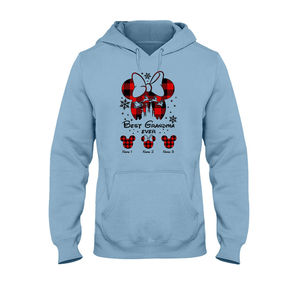 Best Grandma Ever - Personalized Christmas T-shirt and Hoodie