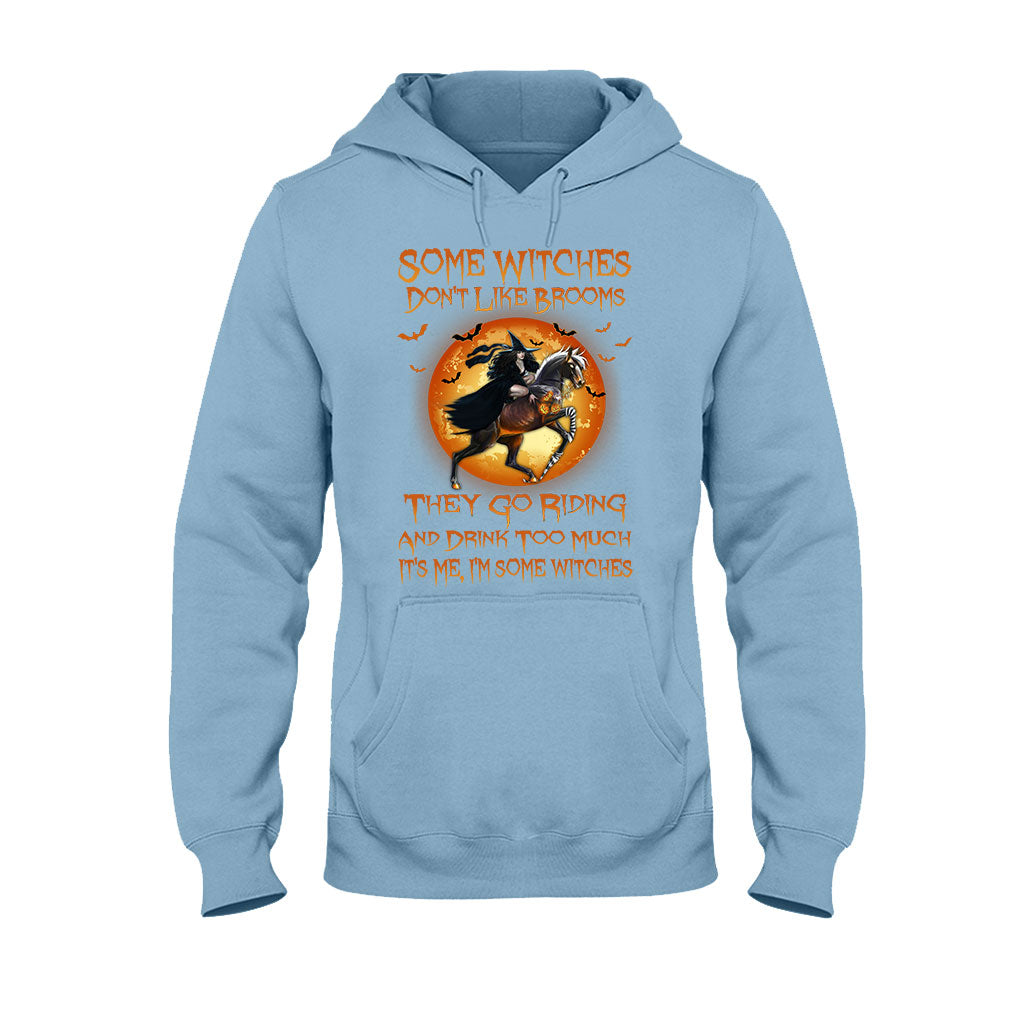 Some Witches Don't Like Brooms And Drink Too Much - Halloween Horse T-shirt and Hoodie