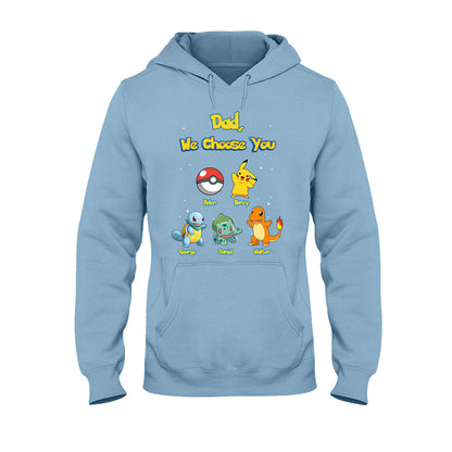 We Choose You - Personalized Monster Trainer T-shirt and Hoodie