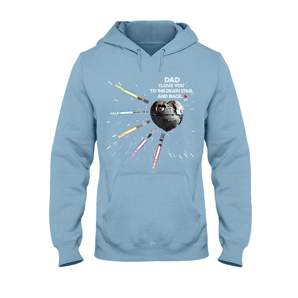 We Love You To The Death Star And Back - Personalized The Force T-shirt and Hoodie