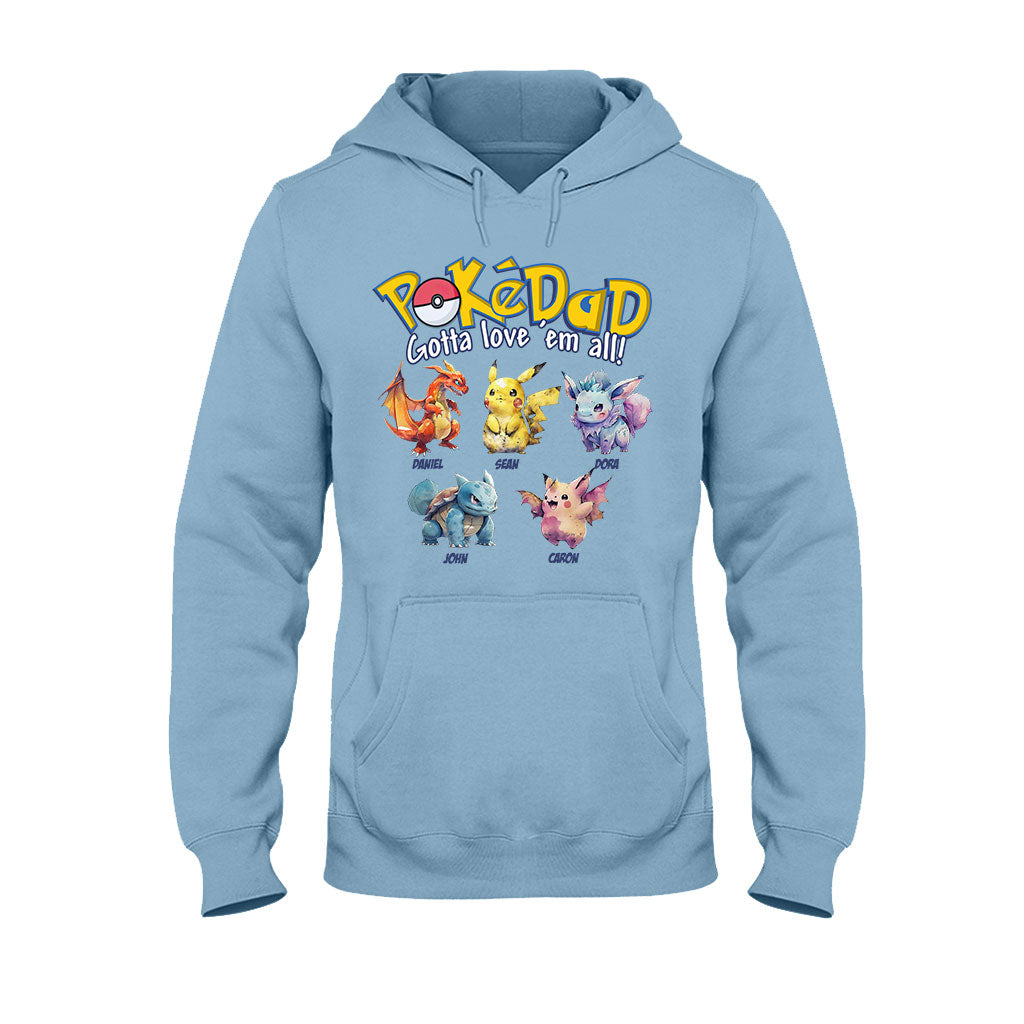 PokéDad PokéMom - Personalized Monster Trainer T-shirt and Hoodie