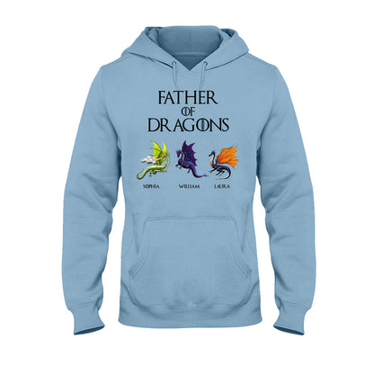 Father Of Dragons - Personalized Thrones Game T-shirt and Hoodie