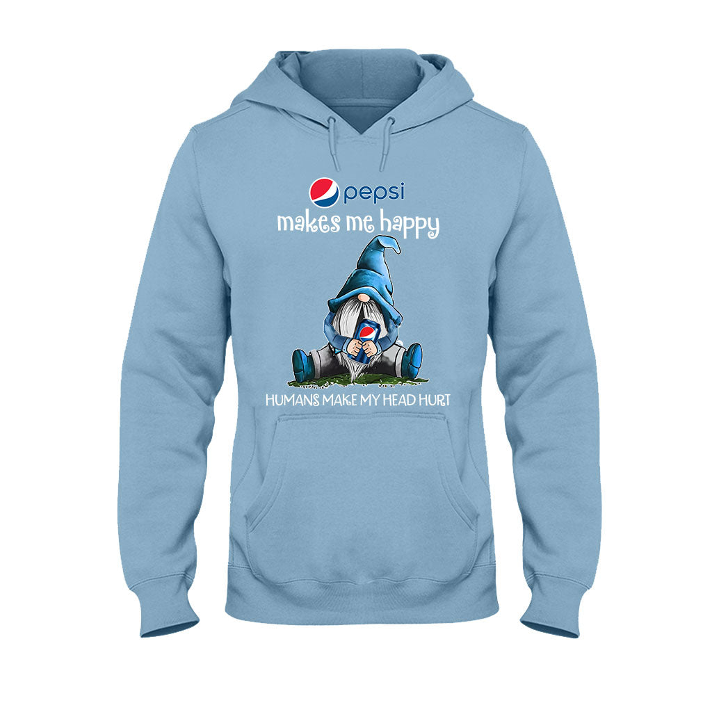 Humans Make My Head Blue Soft Drink T-shirt and Hoodie
