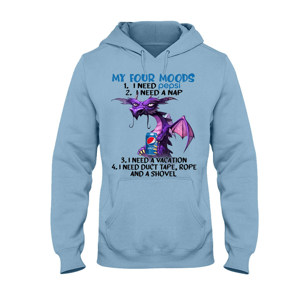 My Four Moods - Blue Soft Drink T-shirt and Hoodie