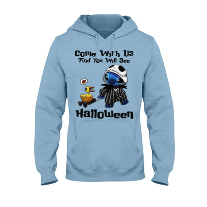 Come With Us - Halloween Ohana T-shirt and Hoodie