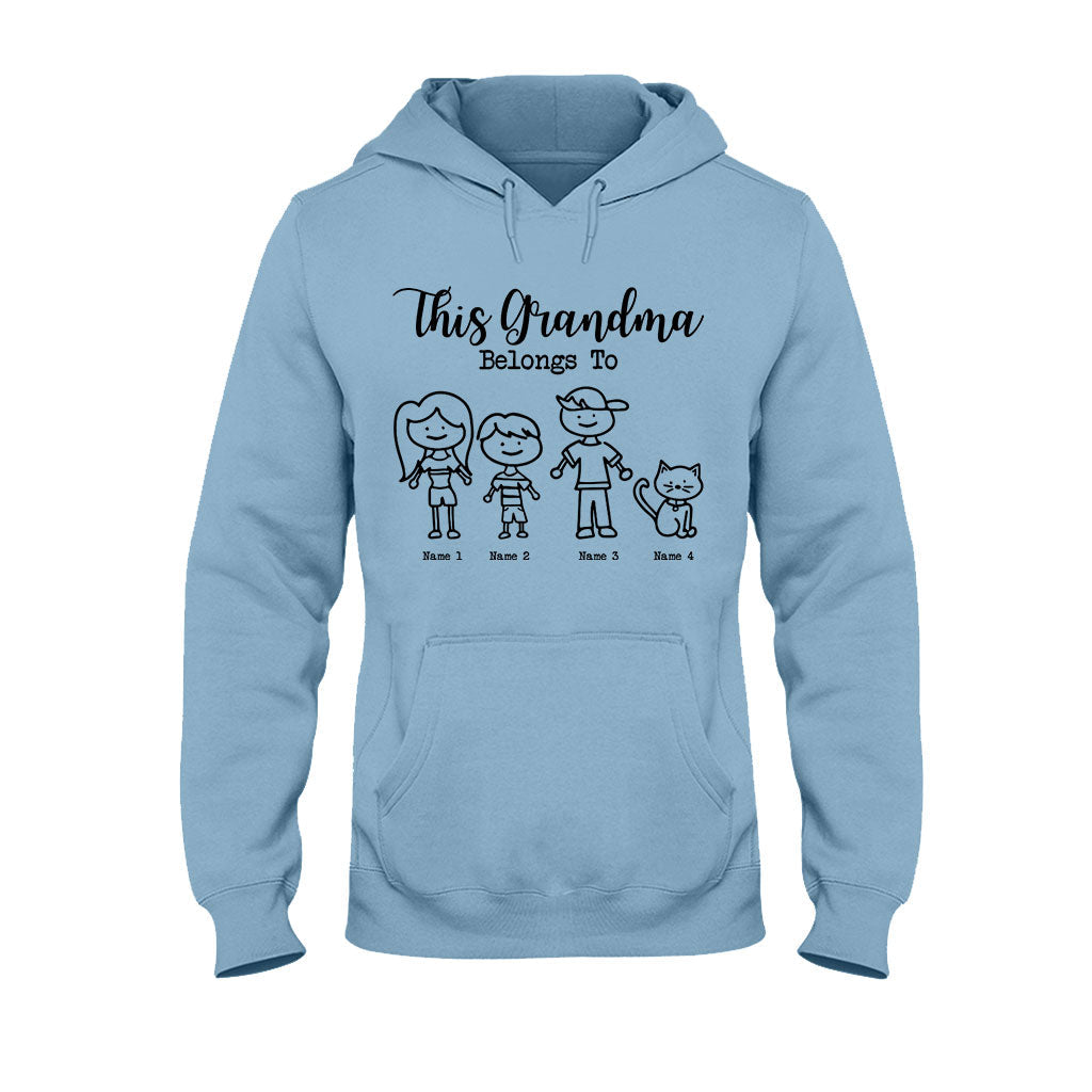 This Grandma Belongs To - Personalized Grandma T-shirt and Hoodie