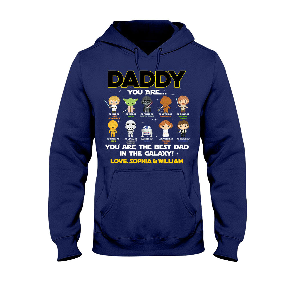 Daddy You Are - Personalized Father's Day The Force T-shirt and Hoodie