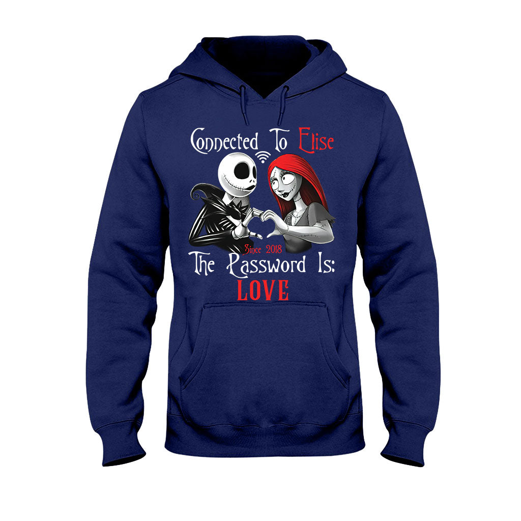 Connected To - Personalized Couple Nightmare T-shirt and Hoodie