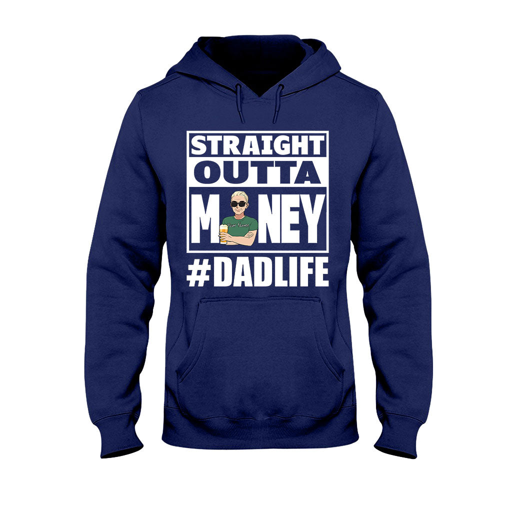 Straight Outta Money - Personalized Father's Day T-shirt and Hoodie