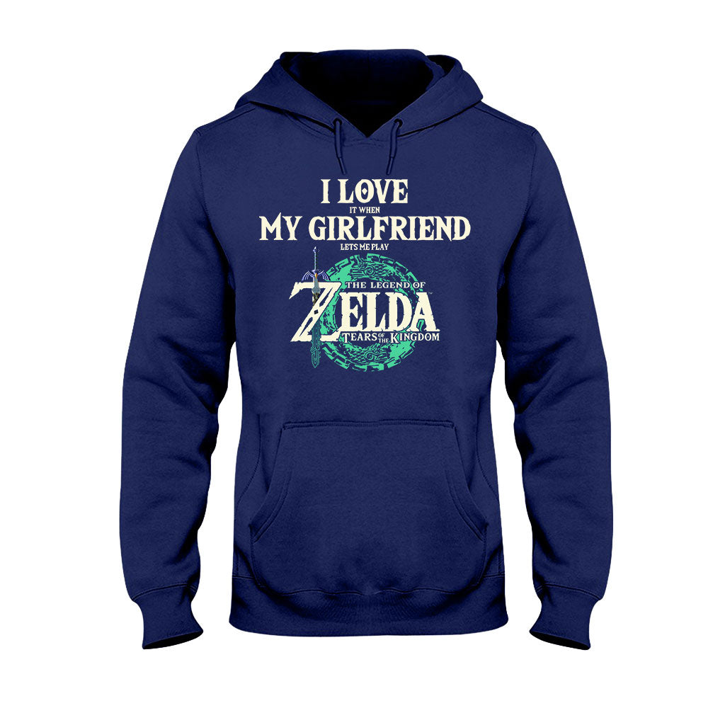 I Love My Girlfriend - Personalized The Hero's Legend T-shirt and Hoodie