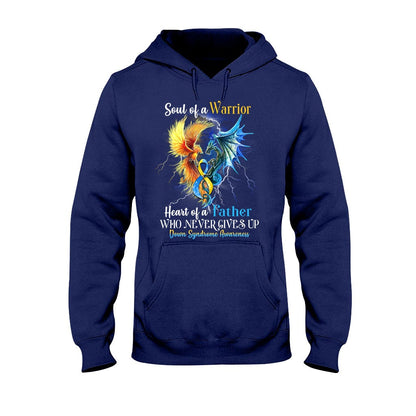 Never Give Up - Down Syndrome Awareness Personalized T-shirt And Hoodie