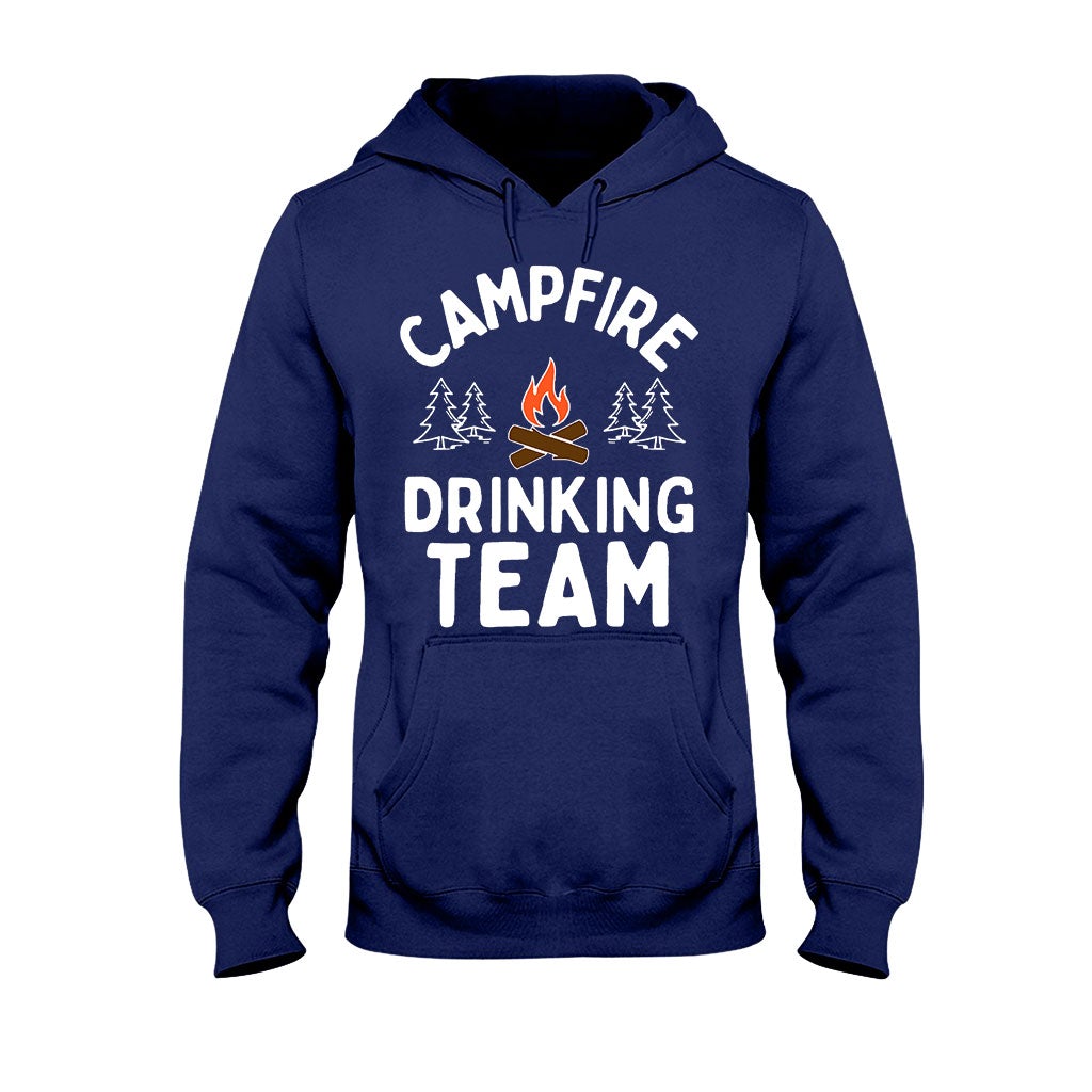 Campfire Drinking Team - Camping T-shirt and Hoodie 112021