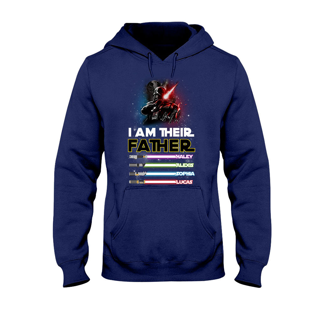 I Am Their Father - Personalized Father's Day The Force T-shirt and Hoodie abtest
