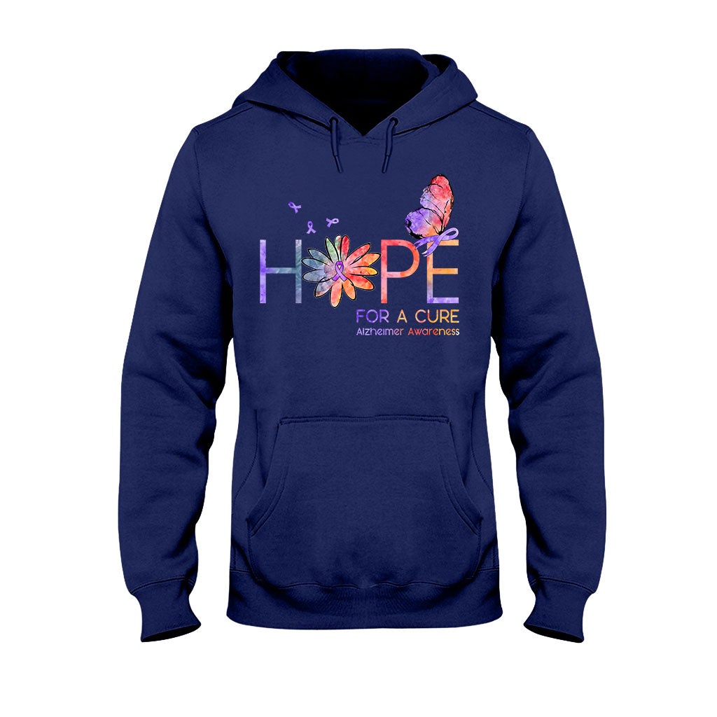Hope For A Cure - Alzheimer Awareness T-shirt and Hoodie 1121