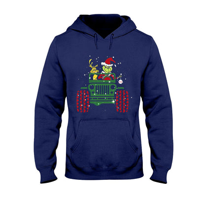 Christmas Jingle Car - T-shirt and Hoodie 1121