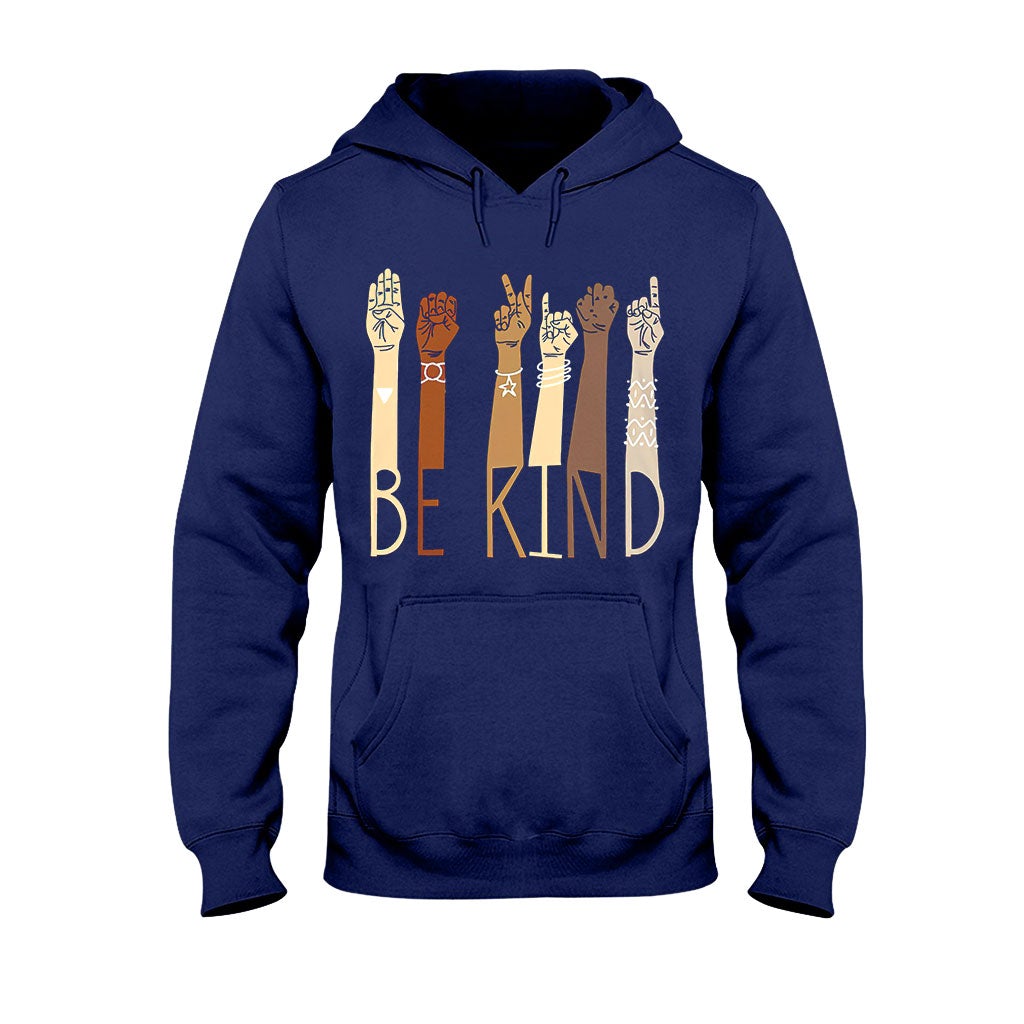 Be Kind  - American Sign Language T-shirt And Hoodie 062021